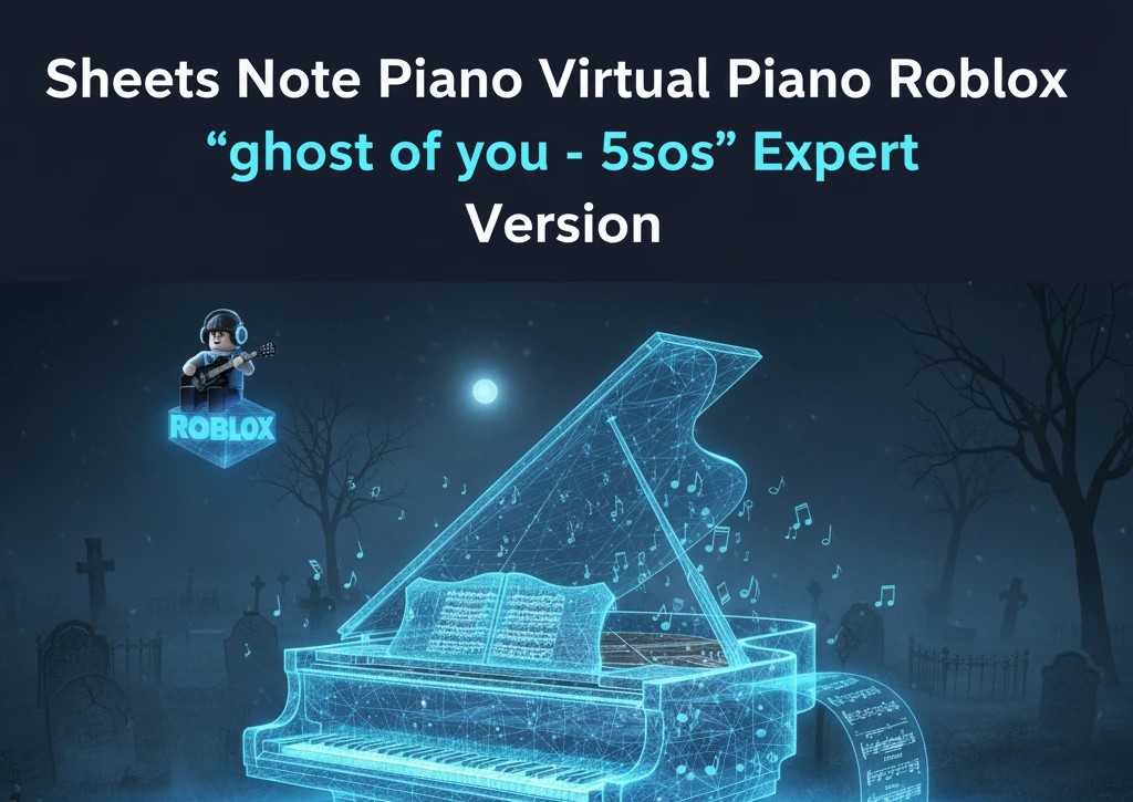 Piano Roblox “Ghost of You - 5SOS” Easy Version