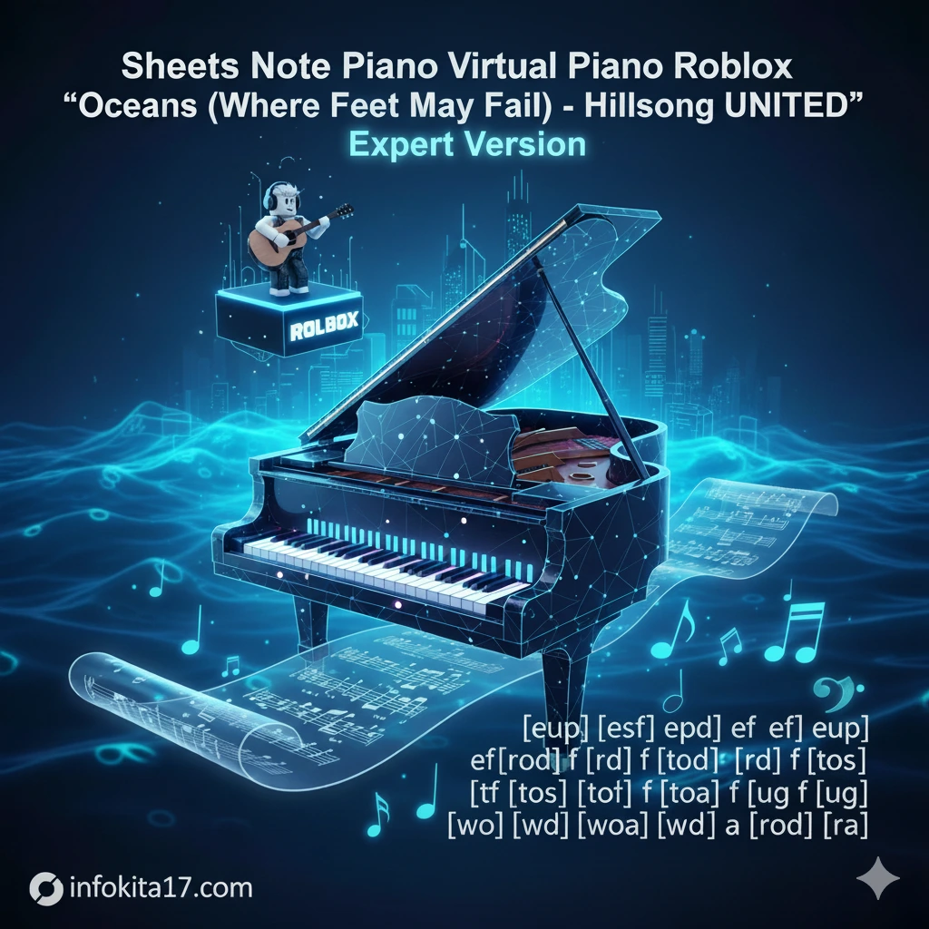 Piano Roblox “Oceans (Where Feet May Fail) - Hillsong UNITED” Expert Version