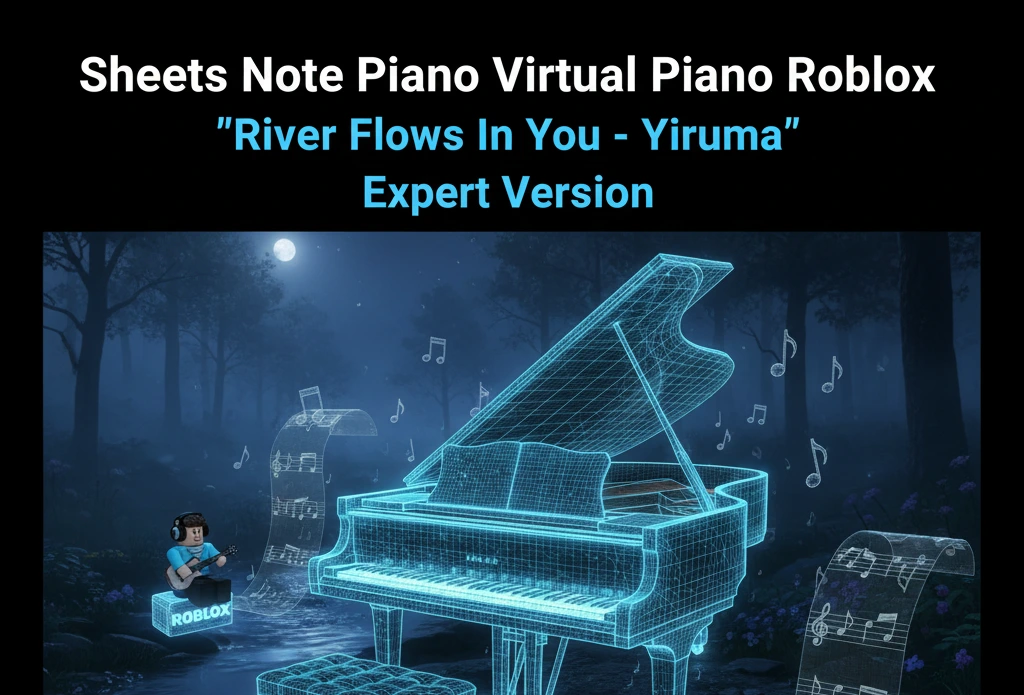 Piano Roblox “River Flows in You - Yiruma” Expert Version