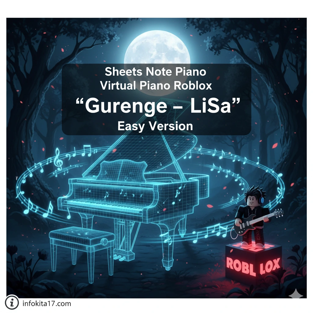 Sheets Note Piano Roblox “Gurenge – LiSa”