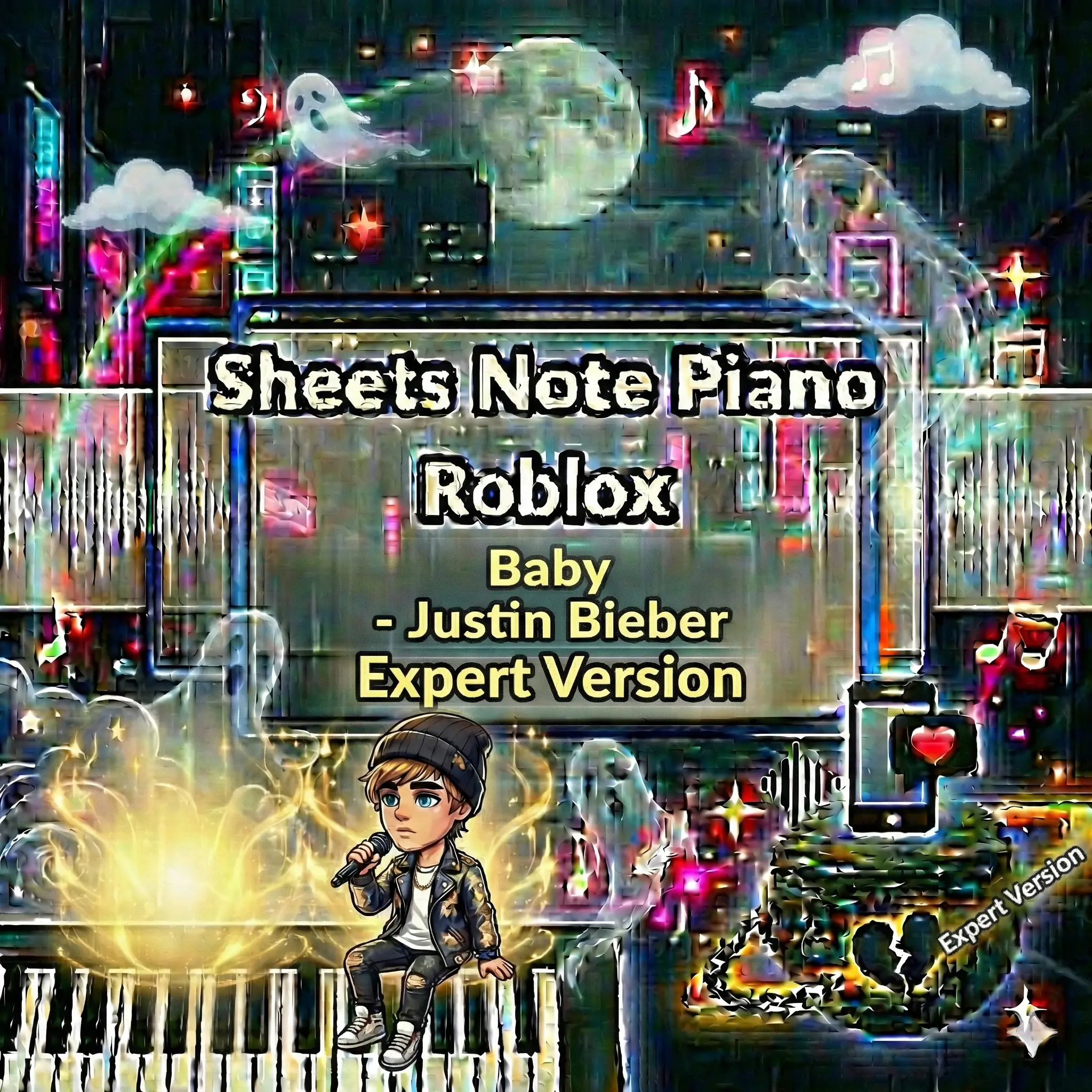 Sheets Note Piano Roblox Baby - Justin Bieber Expert Version