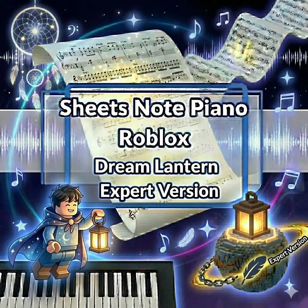 Sheets Note Piano Roblox Dream Lantern Expert Version