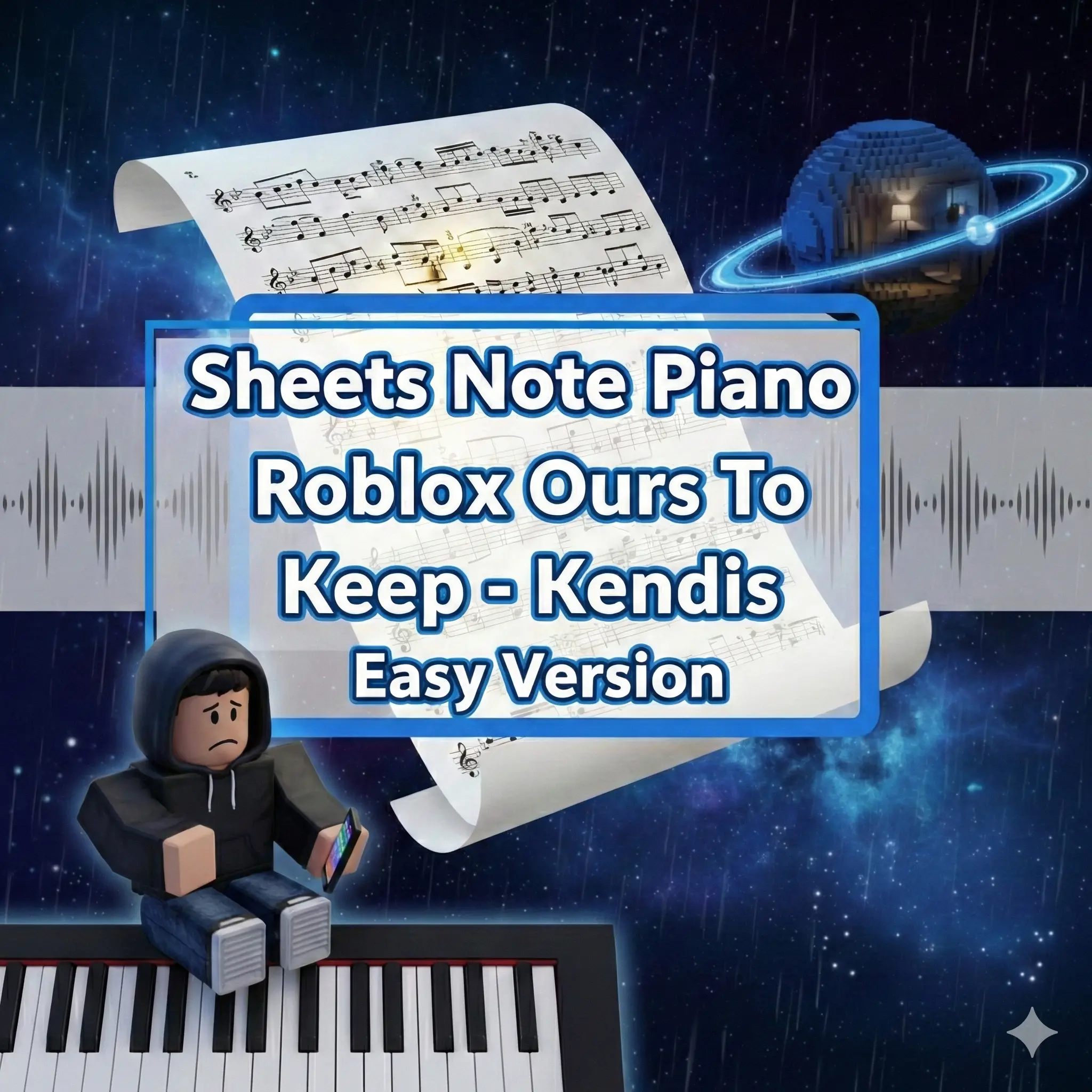 Sheets Note Piano Roblox Ours To Keep - Kendis Easy Version