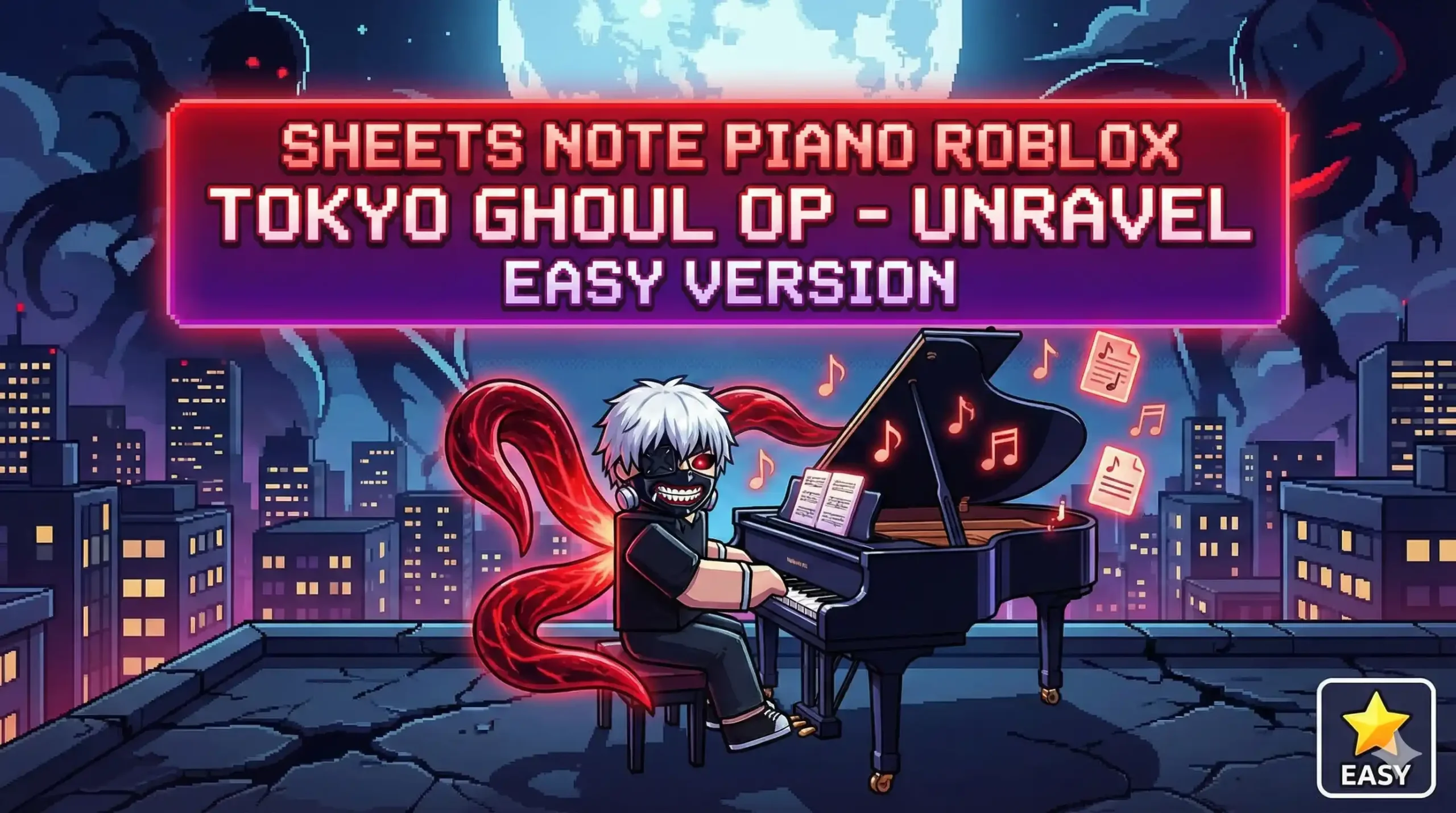 Sheets Note Piano Roblox Tokyo Ghoul OP Unravel Easy Version Sheets Note Piano Roblox Tokyo Ghoul OP Unravel Easy Version Scaled.webp